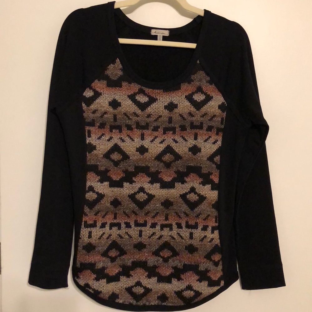 Aztec design sweater made by Mod-o-doc. Sz Medium.